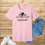 Eat, Sleep, Hip Hop, Repeat t-shirt