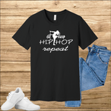 Eat, Sleep, Hip Hop, Repeat t-shirt