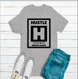 Hustle Hard Rated "H" T-shirt