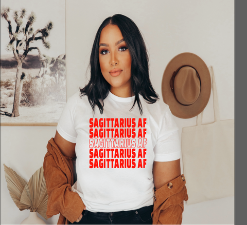 Sagittarius AF Zodiac Tee