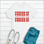 Pisces AF t-shirt